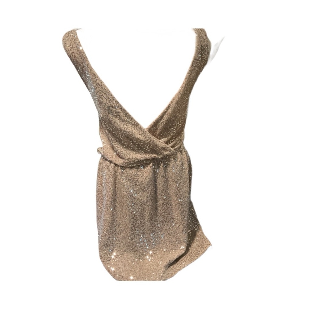 Nwt Express Size Small Sequence Covered Stretchy … - image 3